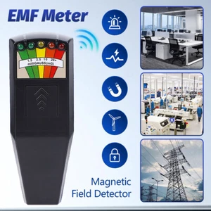LED Magnetic Field Detector EMF Meter Ghost Hunting Tester Paranormal Equipment - Picture 1 of 13
