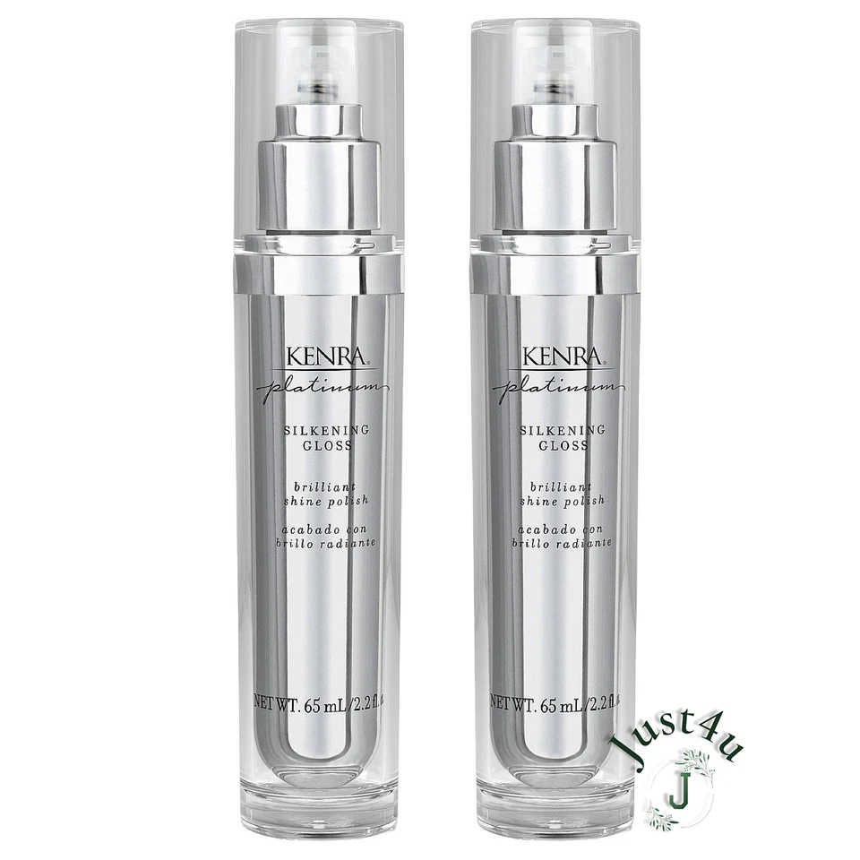 Kenra Platinum Silkening Gloss Brilliant Shine, 2,2 oz. (PACOTE COM 2) - Imagem 1 de 1