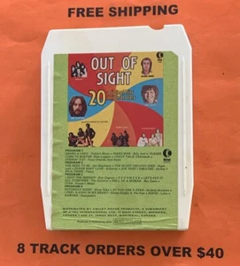 K-tel Out Of Sight Various Artists Canada 8 track tape Tested/Serviced - Imagen 1 de 2