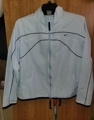 Women's vintage Utility Style Streetwear Sports Nike jacket light blue size XXL - Image 1 of 4