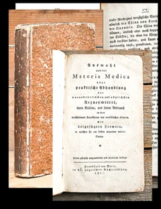 1803 Pharmazie Arzneimittel Müller Auswahl aus der Materia medica - Picture 1 of 1