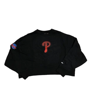 Philadelphia Phillies Sweater Pullover Cropped Crew Neck Medium MLB Pro Standard - Picture 1 of 9