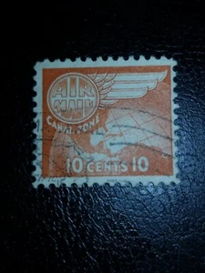 us possessions Canal Zone Airmail stamp scott c23 - 10 cent issue Used - # 701 - Picture 1 of 2