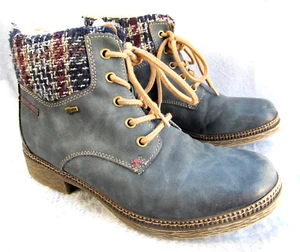 Spring Step Boots Womens 40 (7.5 US) Marylee N 16604 Lace Zip Fleece Lined - Picture 1 of 11