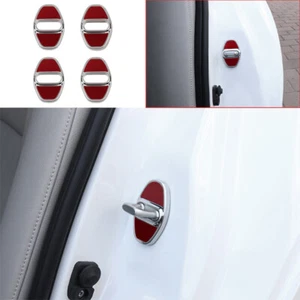 For Nissan Altima Teana 2019-2022 Red Titanium Door Buckle Protection Cover Trim - Picture 1 of 8