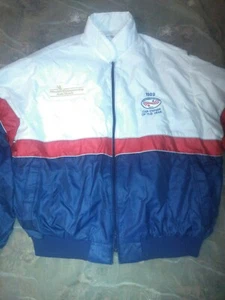 Vintage car show jacket windbreaker Winston 1989 made in USA Jacket Men's XXL - Picture 1 of 11