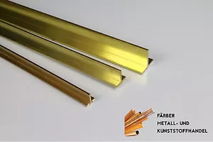 Messing T Profil 40x40x4 mm / Länge 1000mm / CuZn43Pb2Al (MS56) - Bild 1 von 1