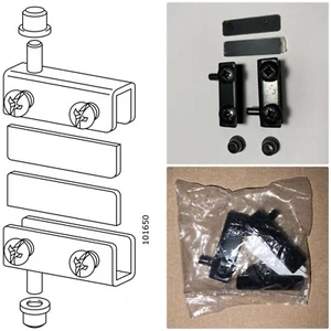 IKEA DETOLF KLINGSBO Glass Door Pivot Hinge For Swinging Doors Black - 101650 - Picture 1 of 1