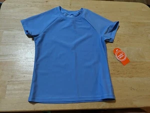 New Girls Size 10-12 Rash guard Swim Top By Wonder Nation - Picture 1 of 2