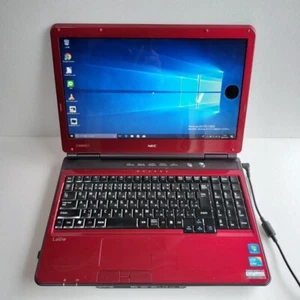 NEC LaVie L LL550/W Intel Core i3-330M HDD 500GB RAM 4GB 15.6 inches Red - Picture 1 of 17