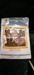 Joy Sunday Cross Stitch - The Cat on The Shelf (cross stitch kit) - Picture 1 of 1