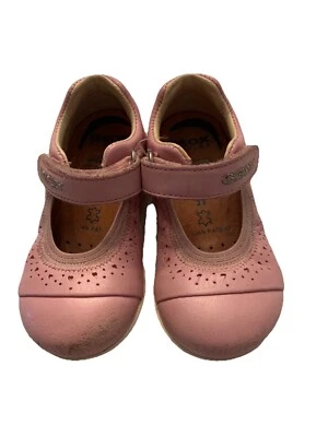 Zapatos Mary Jane Geox EE. UU. Talla 7 Cuero Rosa Correa Brillo Foto 1 de 4