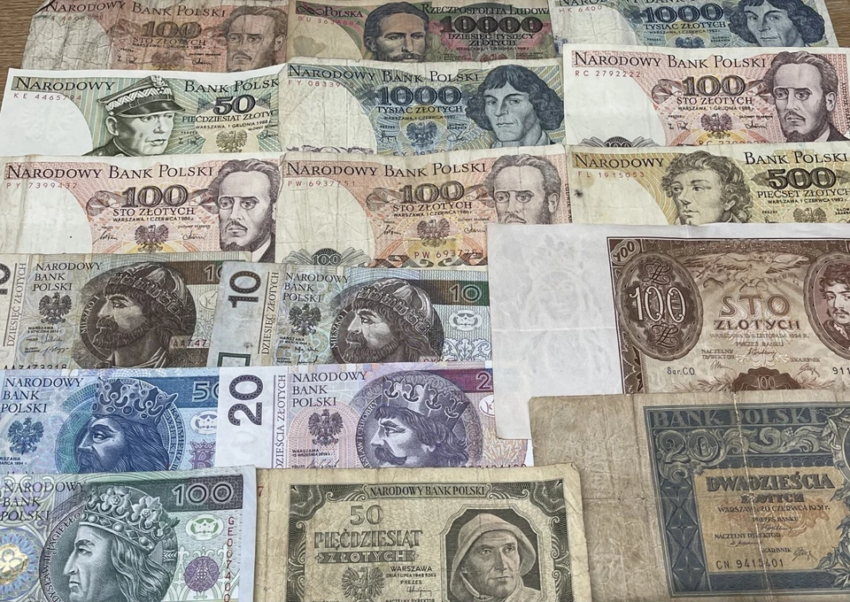 BILLETES POLACOS ZLOTY/MARKA - ELECCIÓN DE BILLETE Y ESTILO - POLONIA Foto 1 de 1