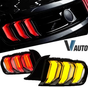 2X Luces traseras LED AHUMADAS para Ford Mustang 2015-2021 5 modos de iluminación conmutables - Imagen 1 de 12