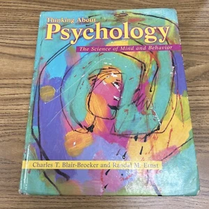 Thinking about Psychology : The Science of Mind and Behavior by Randal M. Ernst - Picture 1 of 4