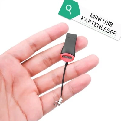 USB Kartenleser Micro SD Card Reader Adapter 2.0 Micro SD SDHC TF T-Flash Z47 - Bild 1 von 4