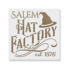 Pochoir d'usine chapeau Salem - pochoirs réutilisables pour projets de bricolage
