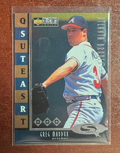 1998 Collector's Choice Greg Maddux STARQUEST🌟TRIPLE⚾️⚾️⚾️MINT💎Rare☄️1:61👀