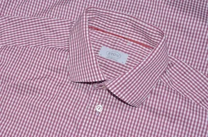 Eton Contemporary Button Down Long Sleeve Shirt Mini Check Mens 41 / 16 - Picture 1 of 4