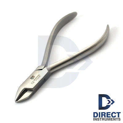 Плоскогубцы Dental Aderer 12,5 см изгиб проволоки с тремя зубцами ортодонтические лабораторные инструменты - Изображение 1 из 3