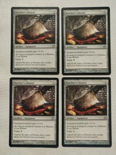 4x Butcher's Cleaver NM/LP, English Innistrad MTG Magic