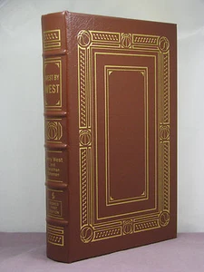 1st, signed, West by West: My Charmed Tormented Life by Jerry West, Easton Press - Picture 1 of 4
