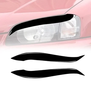 Piano Negro Faro Cejas Párpados Decoración Borde Para Toyota Starlet Glanza EP91 - Imagen 1 de 4