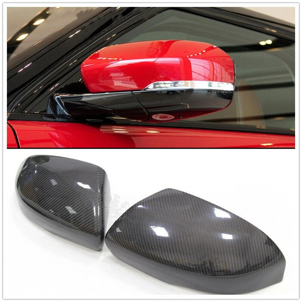 Cubierta de espejo retrovisor de coche de fibra de carbono para Land Rover Range Rover Evoque 2012 2013 MO Foto 1 de 4