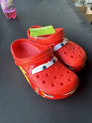Crocs Lightning McQueen 6m Limited Edition No Light Up Disney Pixar - Image 1 of 4