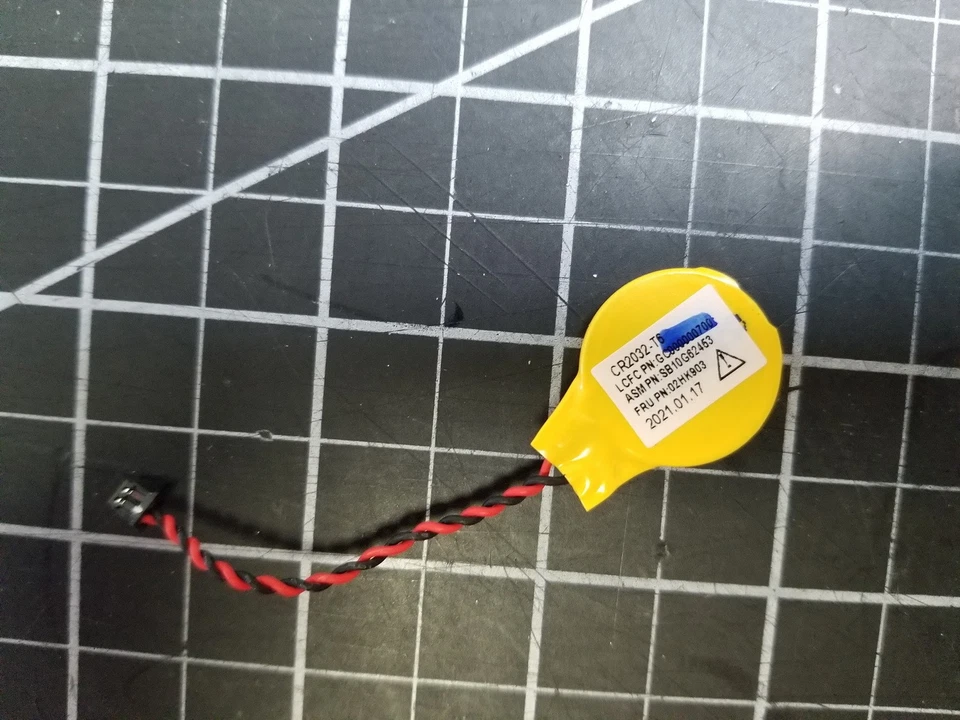 Batería Lenovo ThinkPad P15s Gen 1 Cmos Bios CR2032-T6 02HK903 GC0000700 Foto 1 de 1