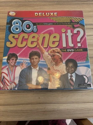80's Scene It? Trivia DVD Board Game 2009 Mattel 100% Complete Game New Sealed - Image 1 of 2