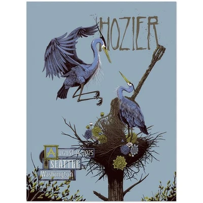 Hozier Poster Seattle August 14 2025