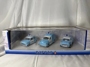 Oxford 1:43 Set 16 Police Vehicles Mini/morris Cars British Police Diecast - Picture 1 of 1