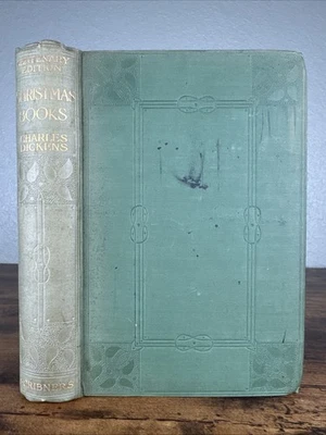 CHRISTMAS BOOKS - Charles Dickens (Hardback, 1910) Centenary Edition, Antique Foto 1 de 4