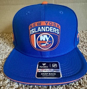 Neu mit Etikett New York Islanders Fanatics Authentic Pro Snapback-Mütze - OSFA - blau - Bild 1 von 13