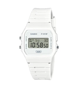CASIO Armbanduhr F-91WB-7AEF Analog Digital Casio Collection Vintage Retro Weiß - Bild 1 von 1