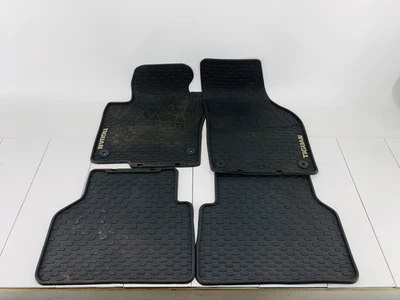 2018 VOLKSWAGEN TIGUAN LIMITED FRONT & REAR ALL WEATHER RUBBER MAT SET OF 4 OEM - Image 1 of 4