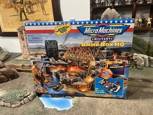 Micro Machines Military Ammo Box HQ! Vintage And Packaging Unopened  - Picture 1 of 24
