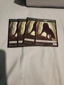 x4 Wolf M20 TOKEN MTG 8/12 M20 M/NM 4x - Imagen 1 de 1