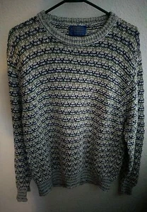 PENDLETON Country Traditionals 100% Wool multicolor Sweater Mens  L USA - Picture 1 of 4