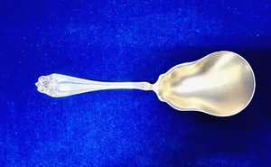 R. Blackinton Co Sterling Silver Serving Spoon Gold Wash Claremont 42 Grams ML - Picture 1 of 10