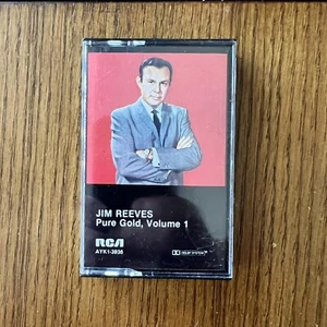 Jim Reeves - Pure Gold Volume 1 Cassette Tape (1978 RCA) - Imagen 1 de 4