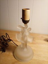 HOUZE 1930s Art Deco Frosted Glass Bedside Lamp Dancing Couple Boudoir WORKS!