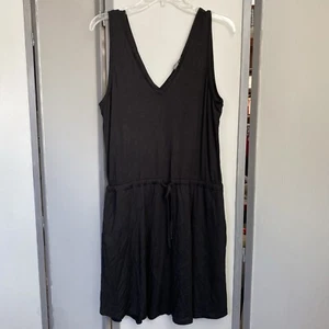 SWEATY BETTY Take It Easy Drop Waist Dress In Black Size M - Picture 1 of 6
