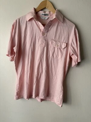 Polo Christian Dior Vintage Rosa Abotonado Bordado Logo Talla M Foto 1 de 4