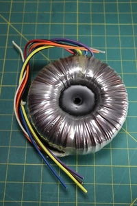 QTRAN QX300MV Toroidal Power Transformer 300VA PRI: 230VAC DUAL SEC: 12VAC - Picture 1 of 4