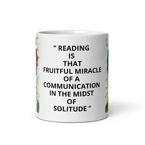 TAZA - cotización Marcel Proust .10 - ¡varios tamaños! tazas taza café pintura arte impresión - Imagen 1 de 8