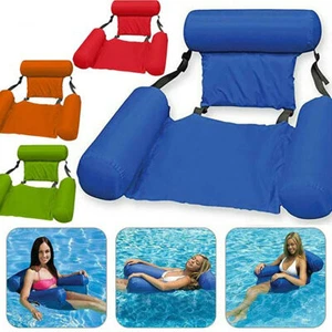 AUFBLASBARES LIEGE SCHWIMMENDES MEER FÜR RELAX STUHL POOLSESSEL KOMFORT - Bild 1 von 2
