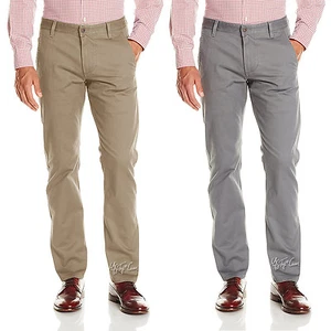 NWT Levi's Dockers Casual Pants Broken in Khaki Straight Flat Front Pant MSRP$58 - Picture 1 of 1