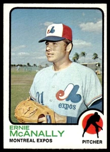 1973 Topps Ernie McAnally Montreal Expos #484 - Foto 1 di 2
